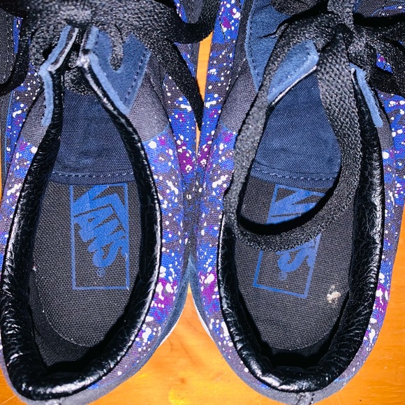 Navy Galaxy Vans Mens Size 8 - Picture 4 of 4